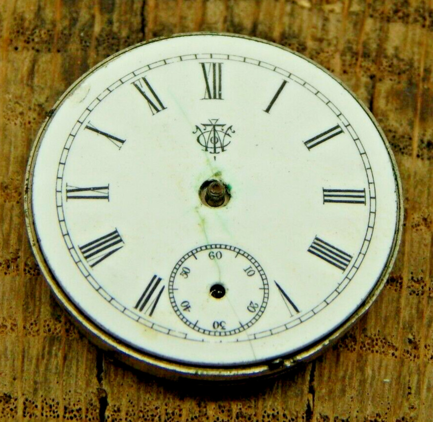 Antique Trenton Pocket watch movement 3/0 size Grade 90 Model 1 Circa 1905