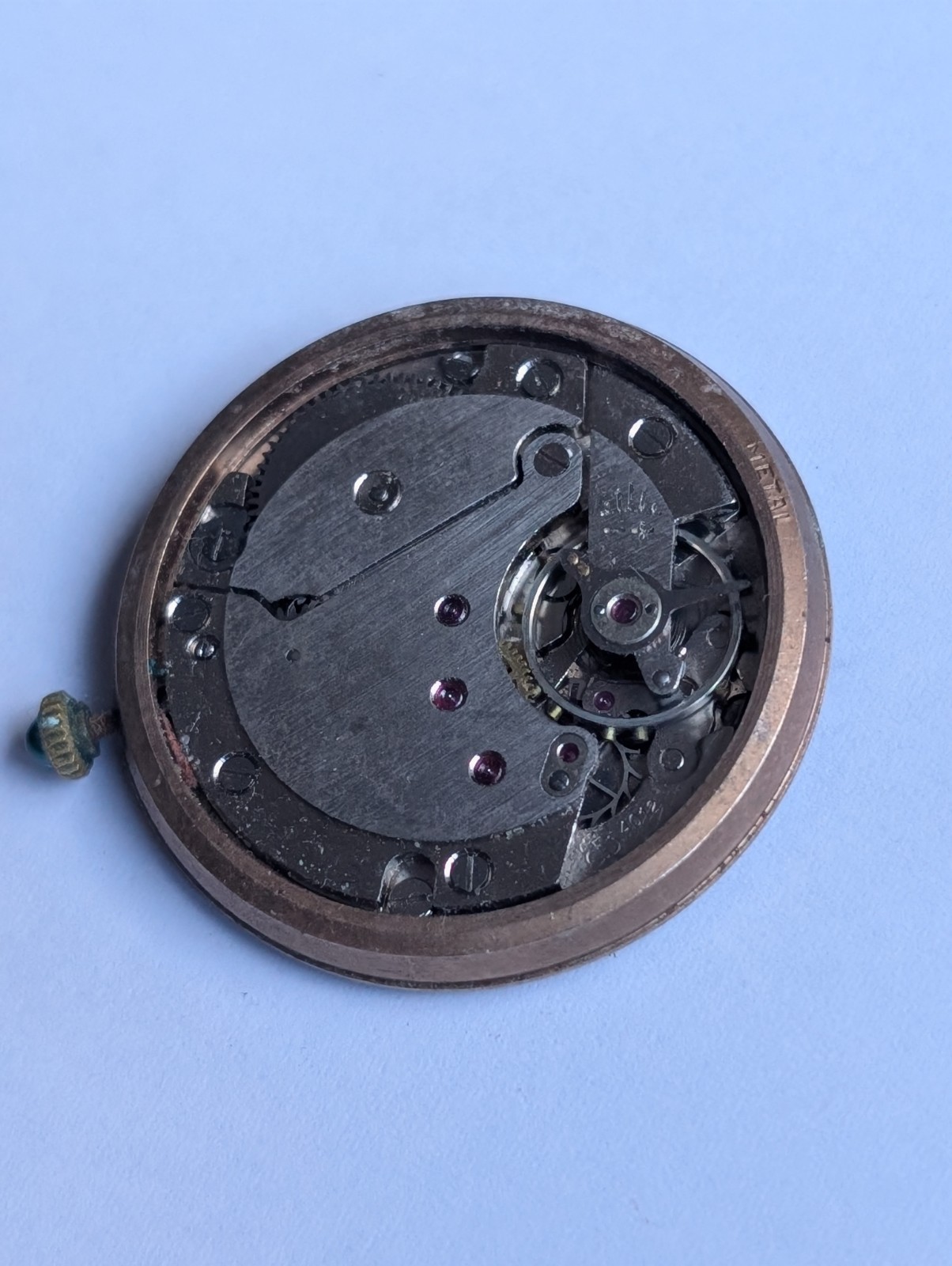 Vintage Felsa 4012 Mechanical Watch Movement (Runs)