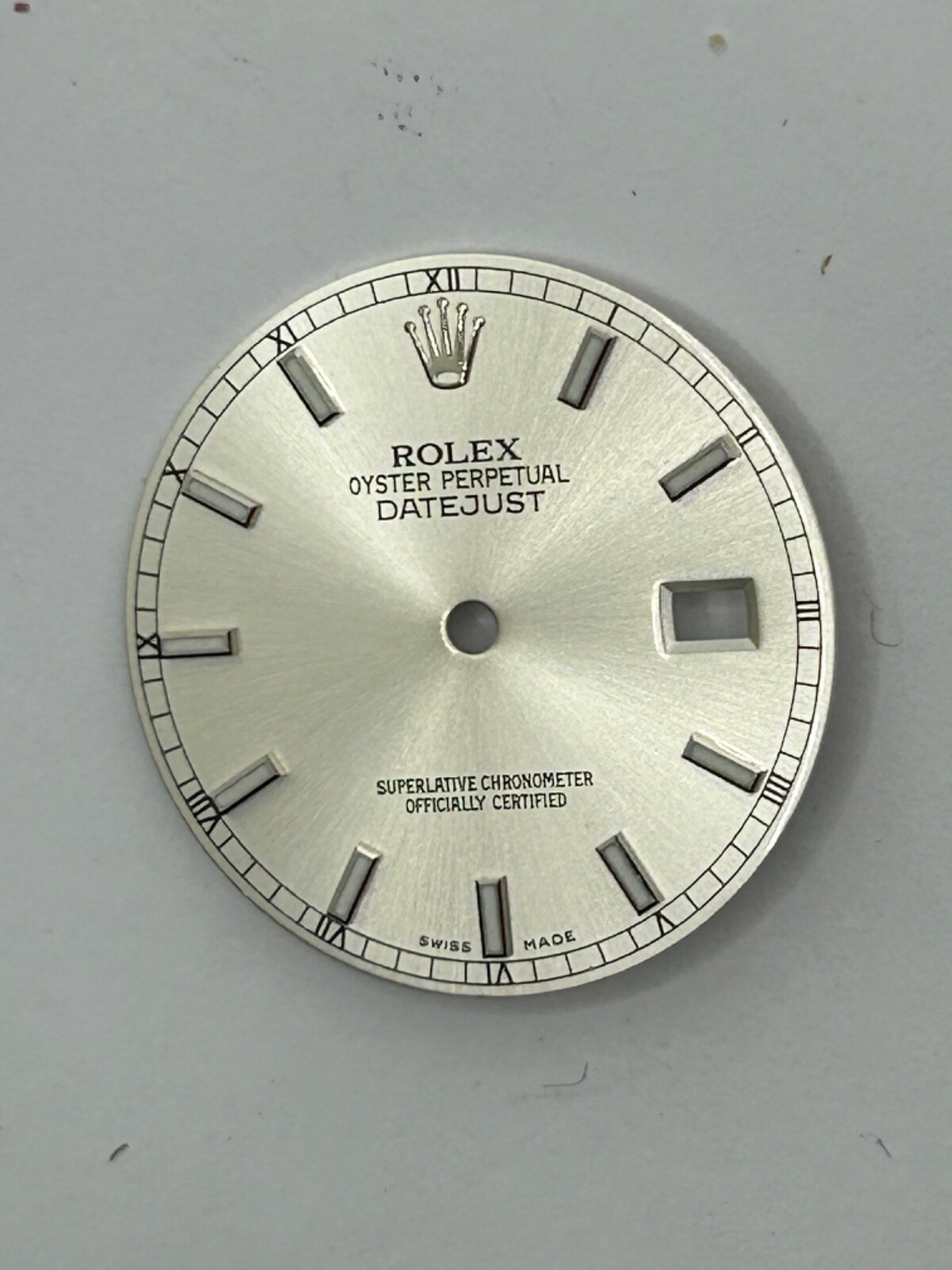 NEW Original Rolex Datejust 116200 Silver Dial with Roulette Date from 2019