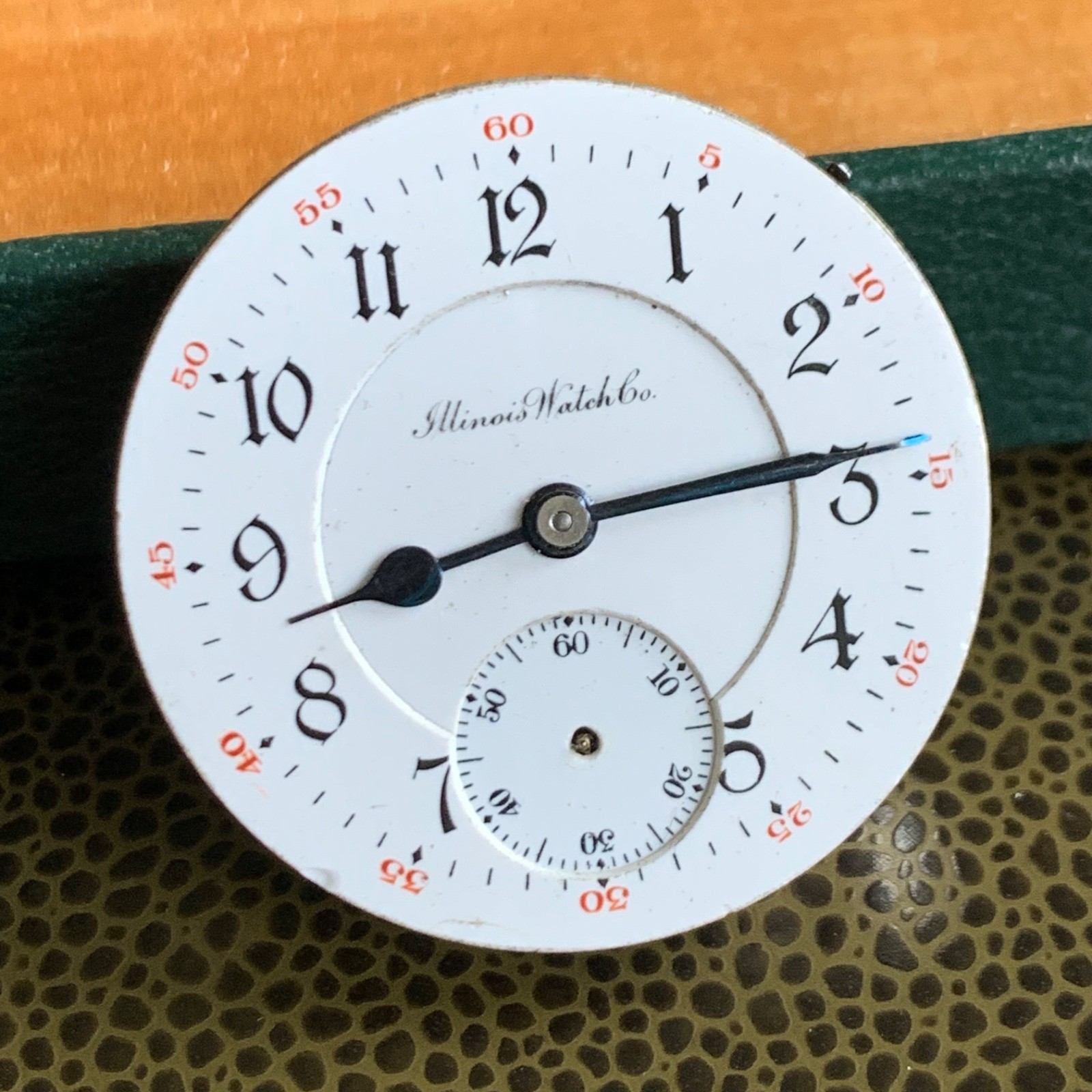 1904 Illinois Grade Sangamo 16S 21 Jewels Pocket Watch Movement Repair