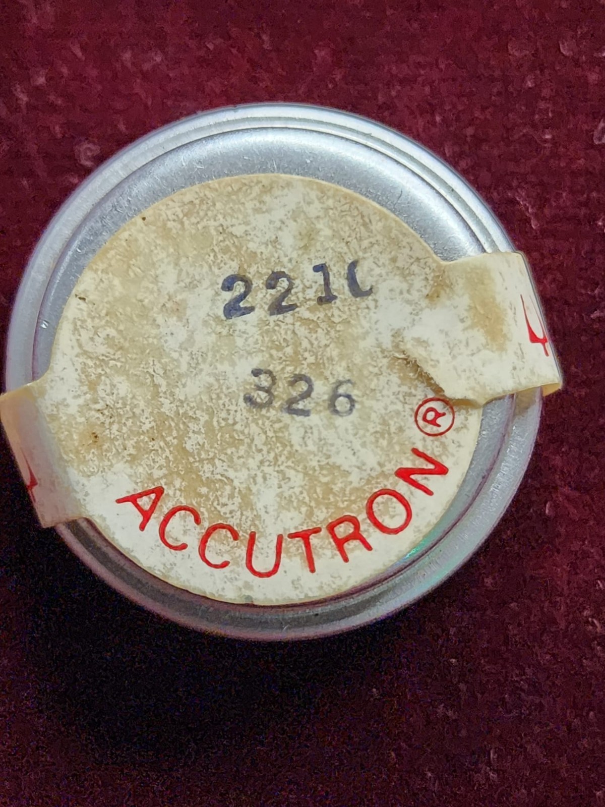 Vintage Genuine Accutron Parts Container – Unopened – Watch Repair