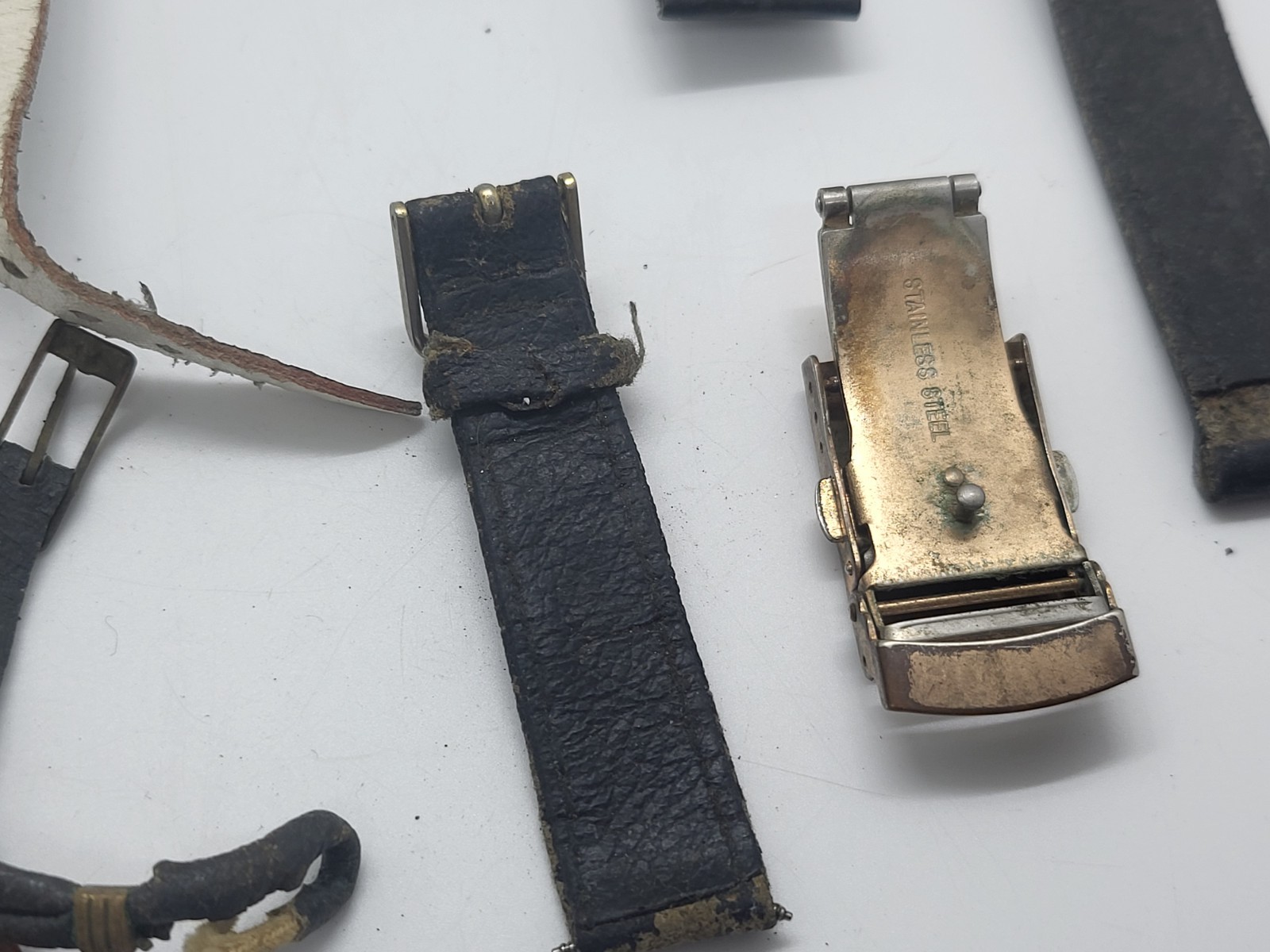 Vintage Old Watch Straps Various For Repair Or As Spare Parts USSR Era 2