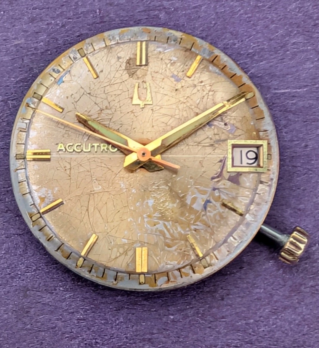 Genuine Gents Bulova Accutron (cal 2181) Movement in Running Order