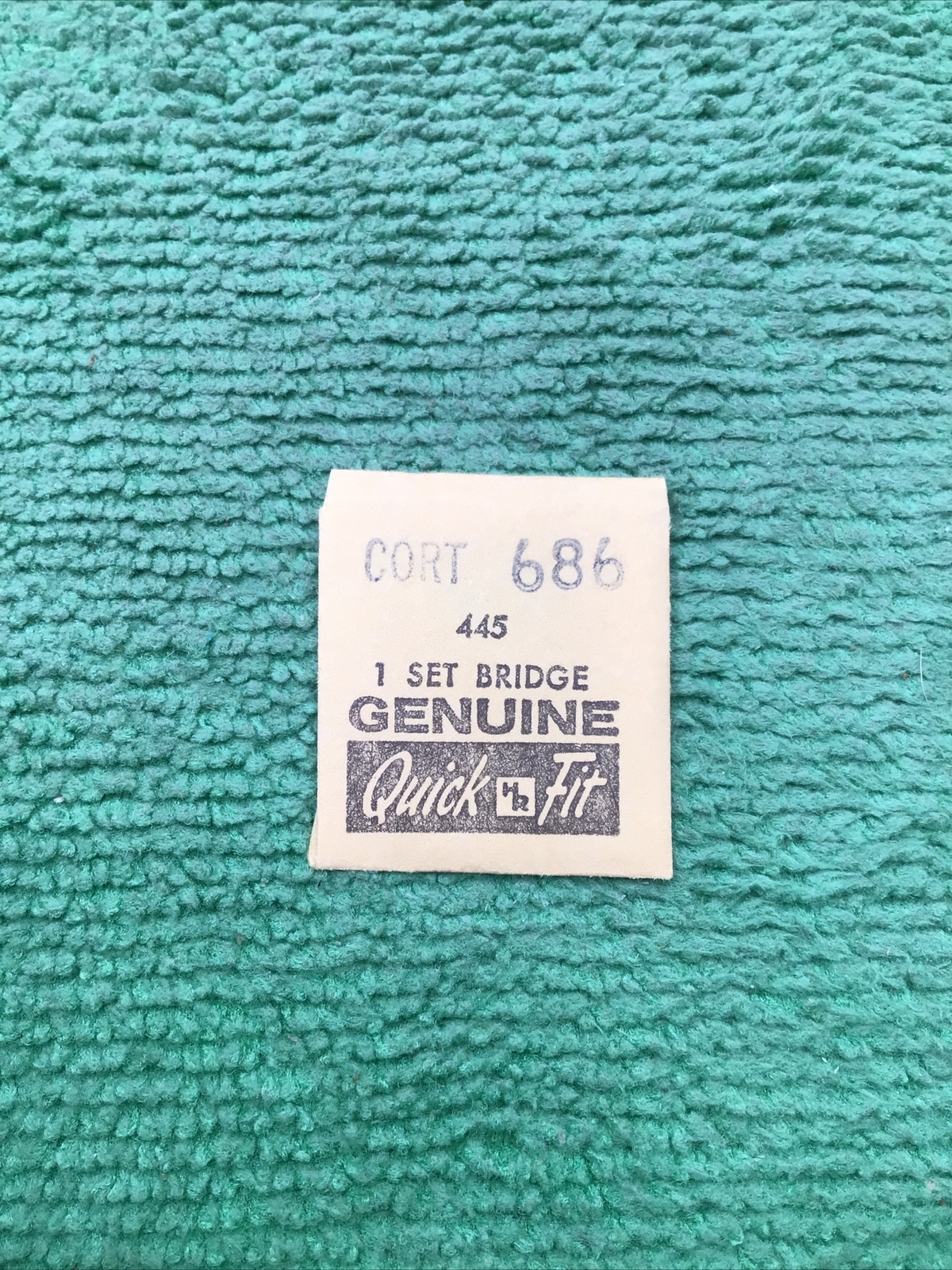Cortebert 686 Set Bridge Setting Lever Spring Watch Part 445/117