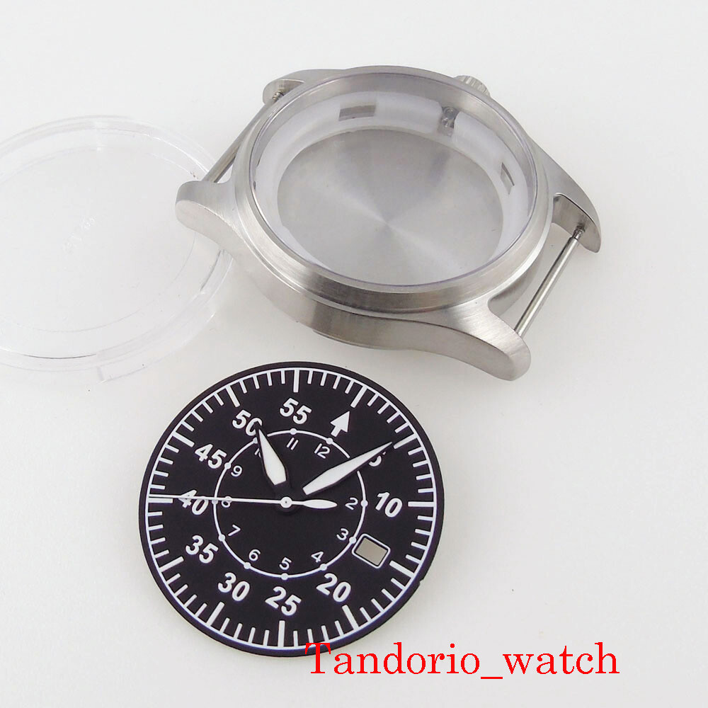 39mm Watch Case for NH35 Movement 200m Waterproof Luminous Dial Sapphire Crystal