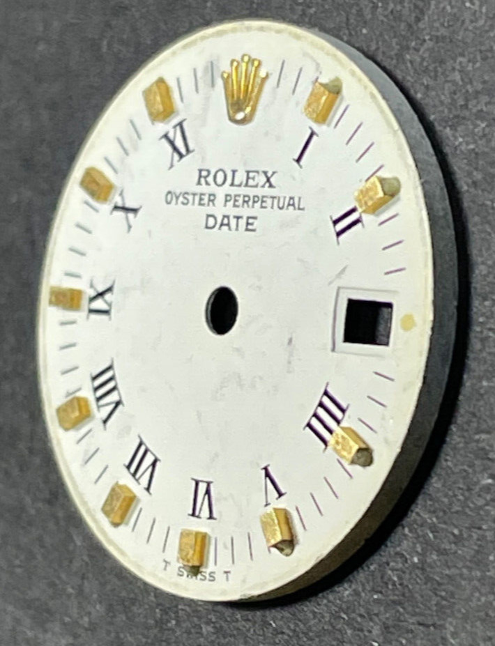 Vintage Rolex Oyster Perpertual Date Watch Dial For 26mm Case 6517 6519 6917