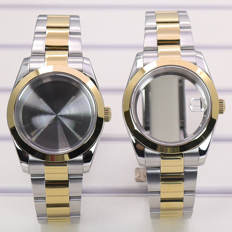 36/40mm luxurious nh35 Watch Case 904L strap For Seiko nh36 Movement 28.5mm Dial