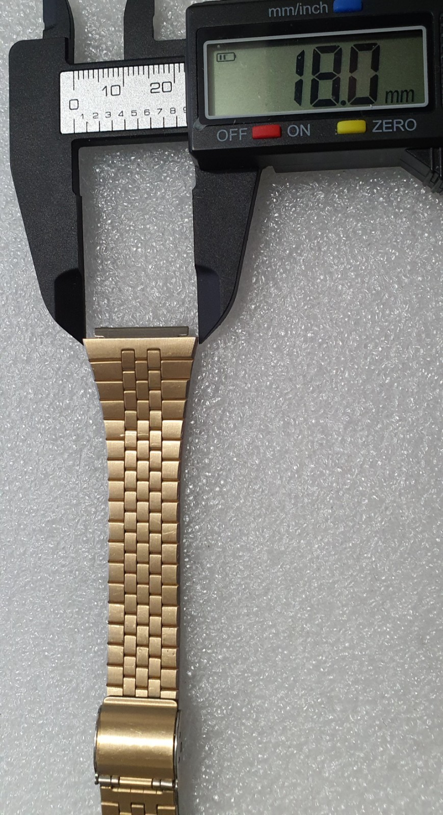 Seiko B386 Gold 12K GF Tops On Stainless Steel Strap Bracelet 18/14mm Authentic