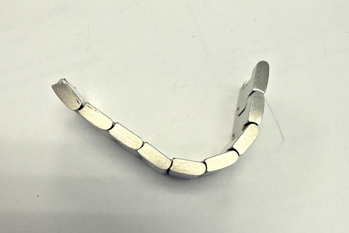 Cartier Santos Section Of Links Steel Original Not Complete # e12397