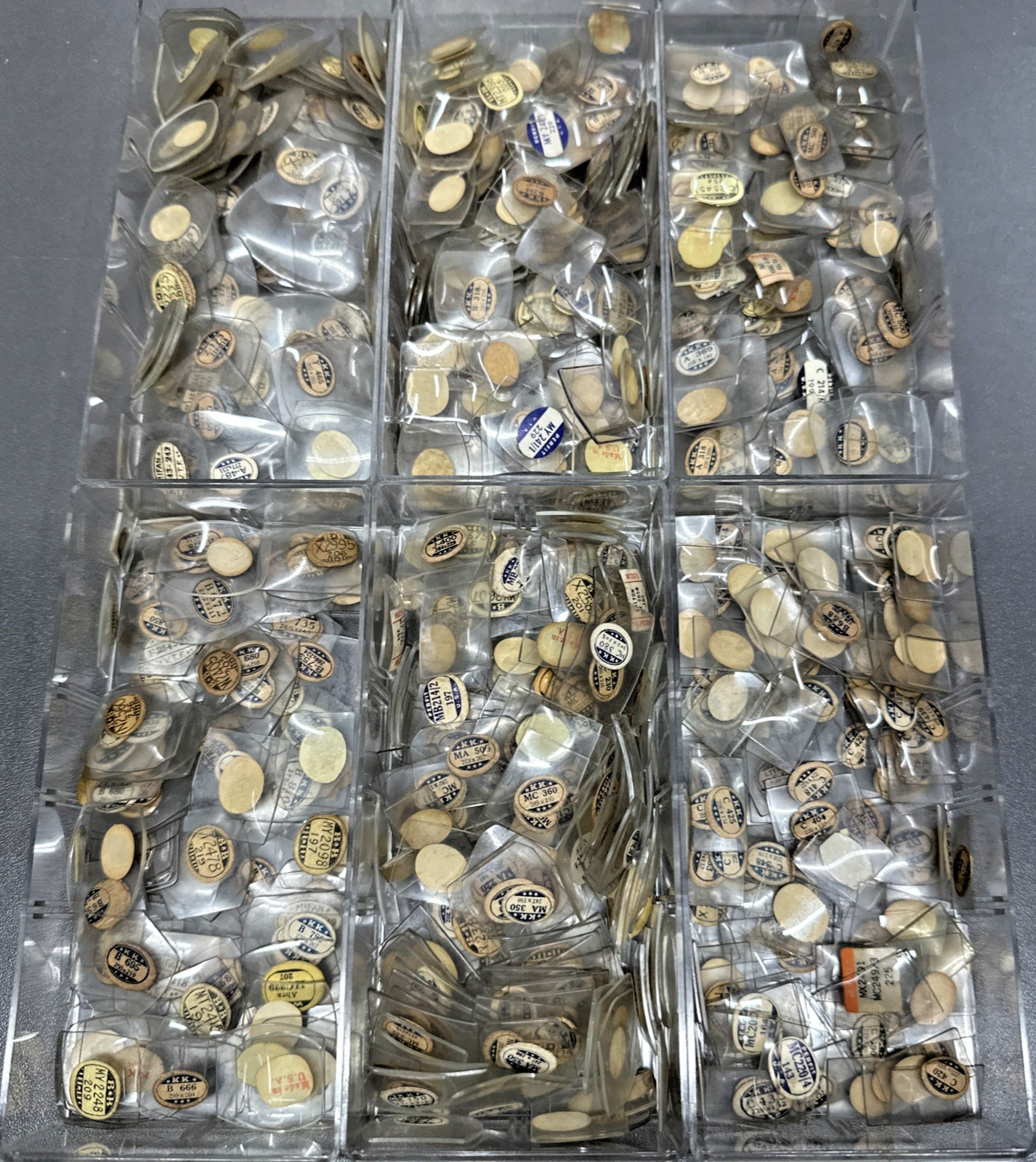 Watchmaker Estate Vtg Watch Crystals Parts Mens Ladies Huge Lot 725+ Pieces #3