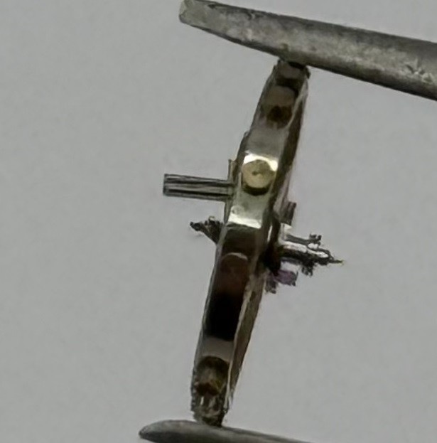 AS 1677 Balance Wheel Complete And Spring 5½’’’ 1225 M Watch Movement Parts NOS