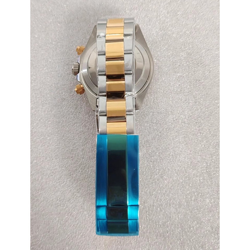 39MM 316L Steel Watch Case + Watch Strap Sapphire Glass for VK63 Quartz Movement