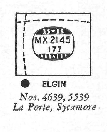 ELGIN : LA PORTE (AND OTHERS) – Rectangle 21.4mm x 17.7mm