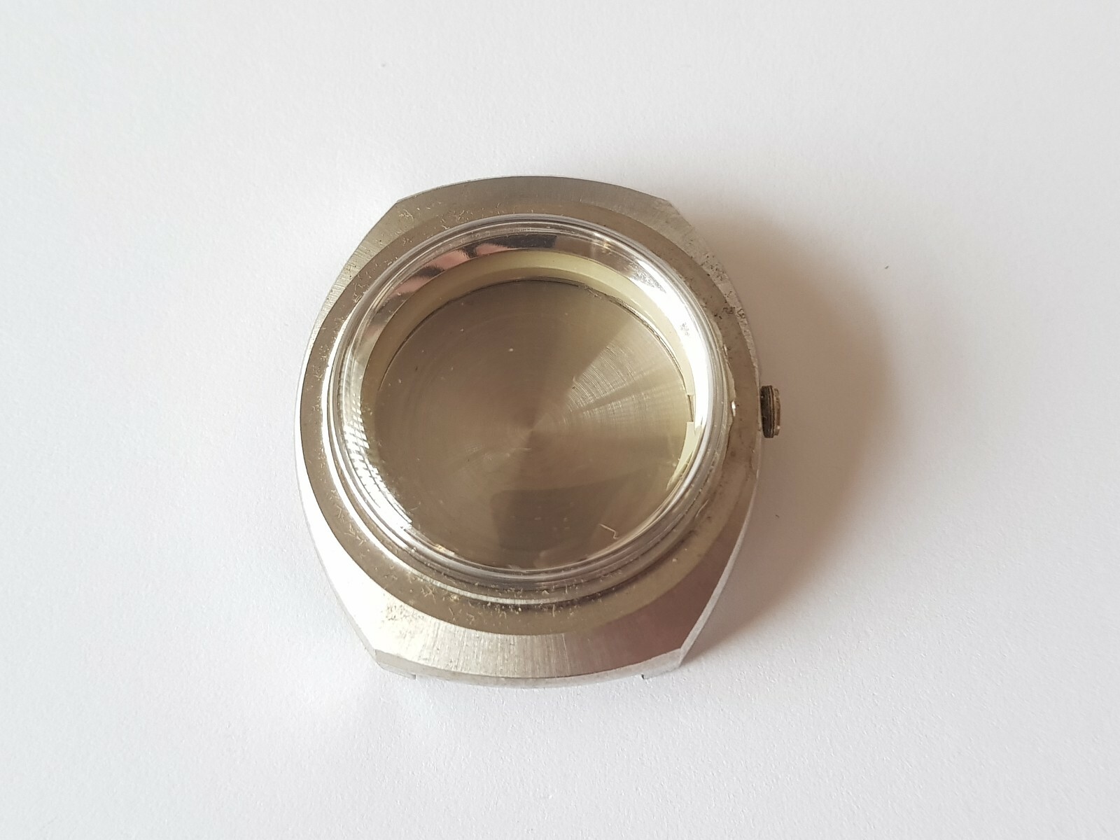 Stainless Steel Watch Case Swiss Made 11 1/2 Ligne