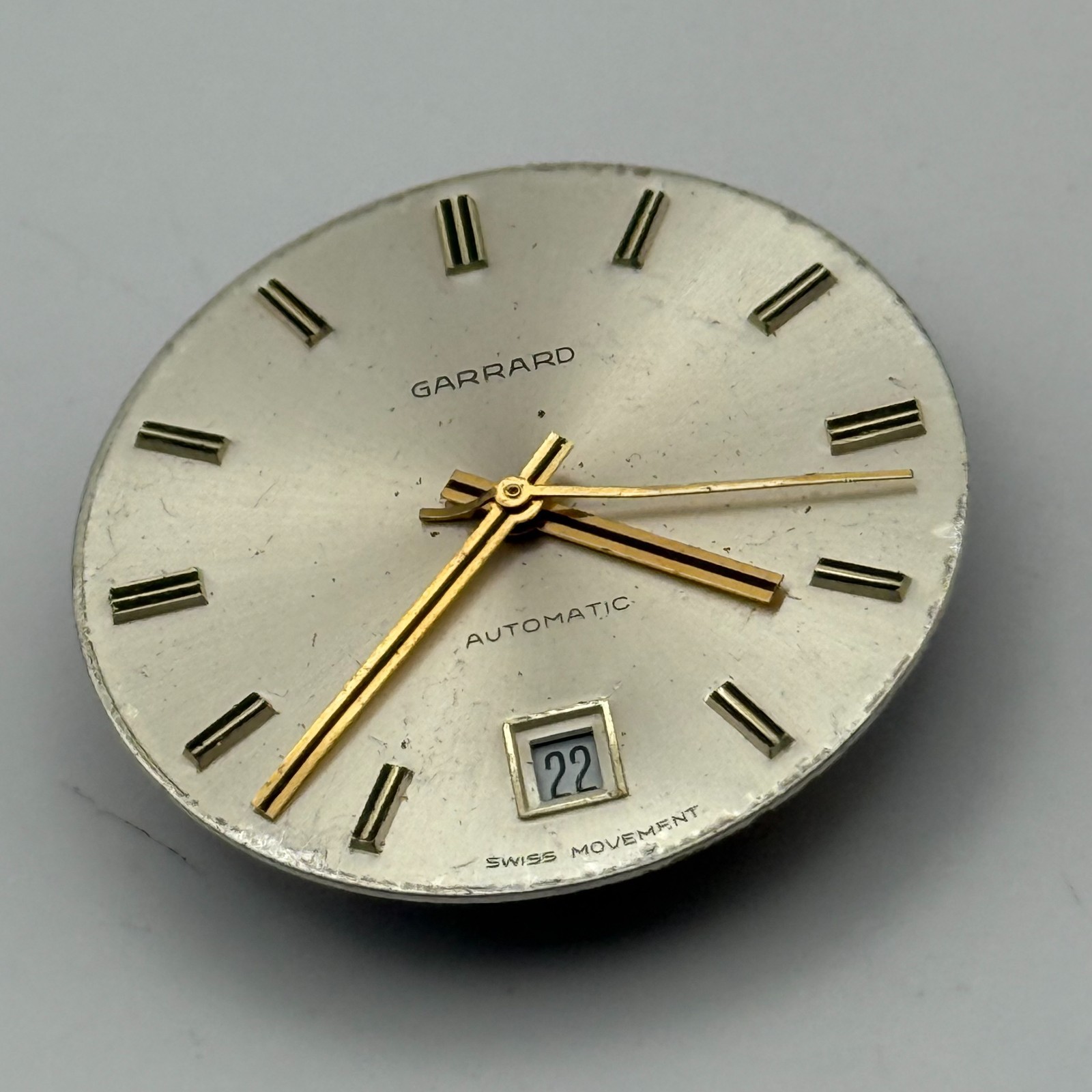 MSR S76-28 Watch Movement Garrard Date Automatic Vintage Parts Repair 25.8mm