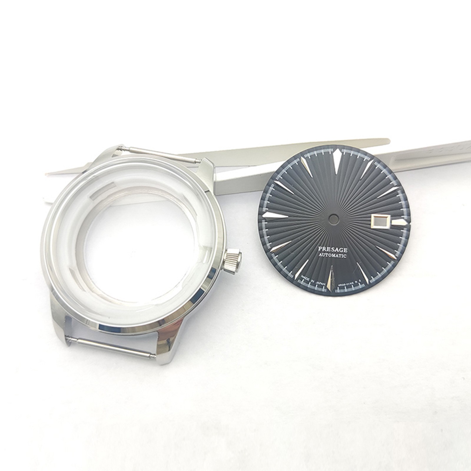 40mm Steel Watch Case Accessories for NH35A/NH36A/4R/38 Movement