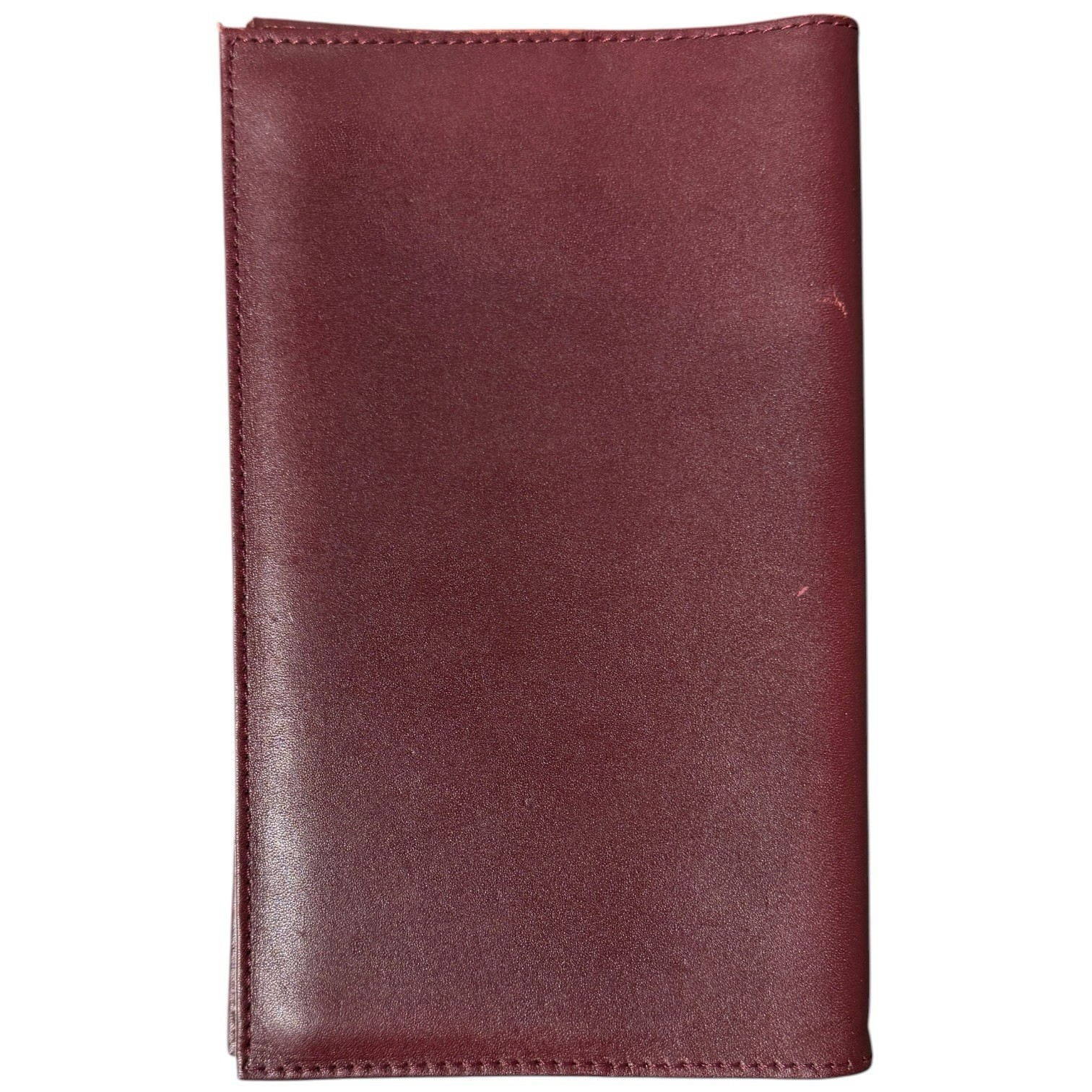 Patel Philippe Burgundy Leather Watch Document Travel Passport Holder Case 8 x 6