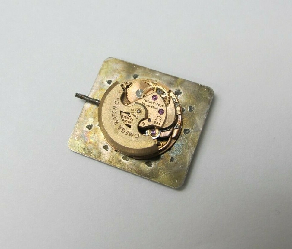 OMEGA DE VILLE COMPLETE MOVEMENT CAL.661 WITH BLUE DIAL AND HANDS