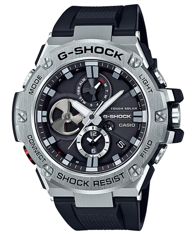 Casio G-Shock G-Steel GST-B100 GST-B100D stainless steel watch bezel silver tone