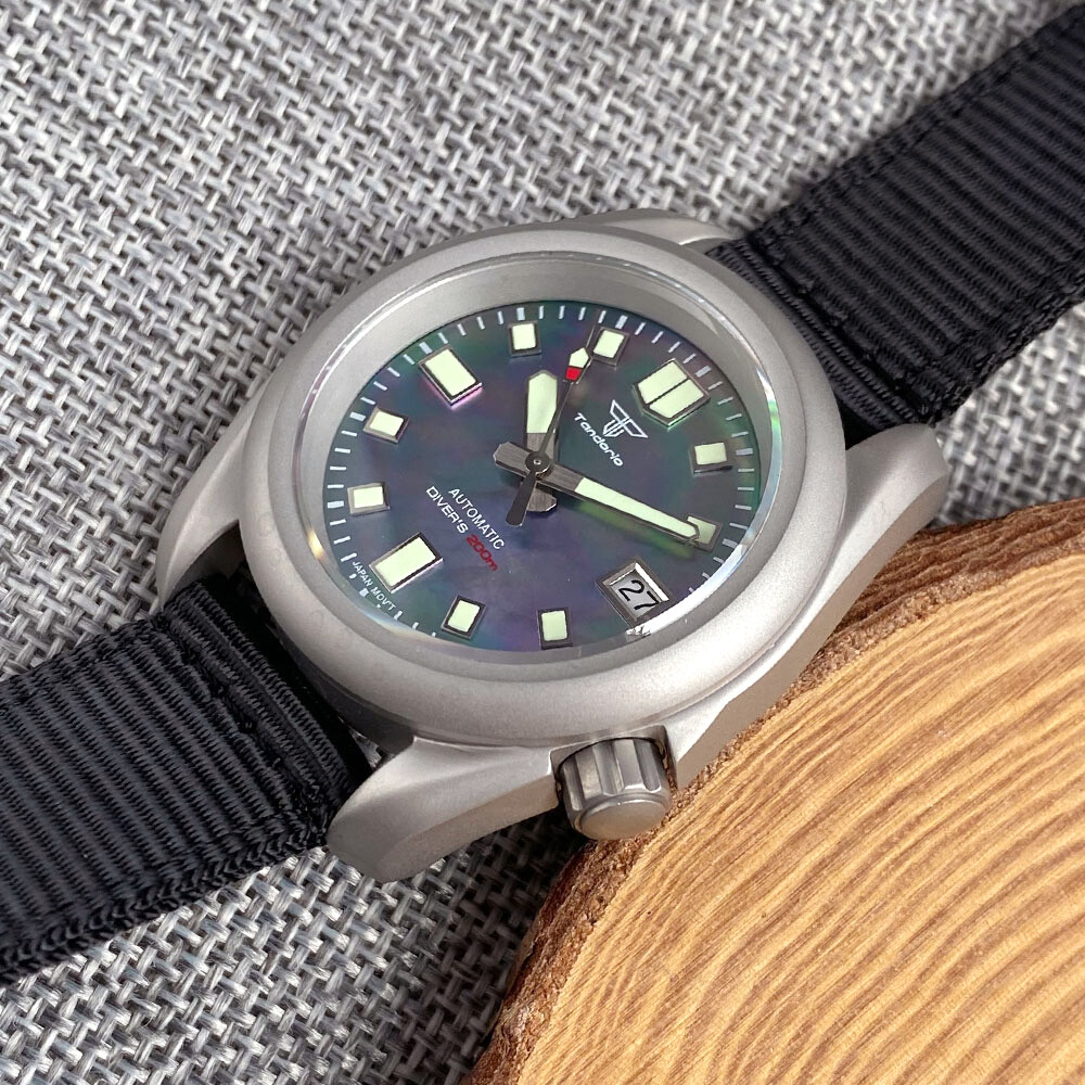 New Tandorio 40MM MOP Dial Luminous sapphire glass Diver Automatic Men’s Watch