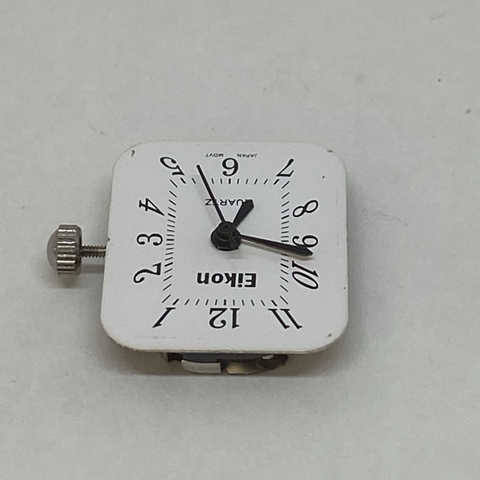 S.Epson Y121E Quartz Movement 3 Hands w/ Dial Stem Crown Running Eikon
