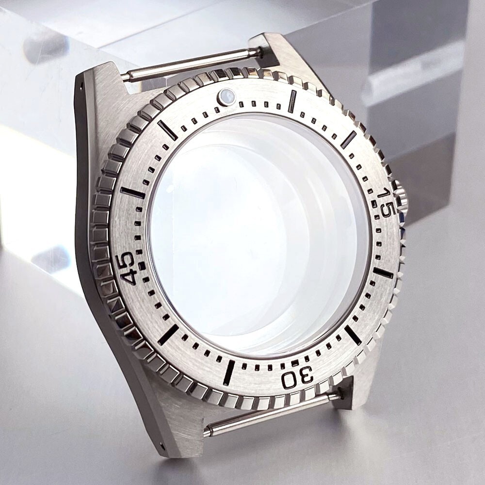 40mm Sapphire Glass Watch Case Fit 62MAS Navigation Master Case NH35 NH36 2824