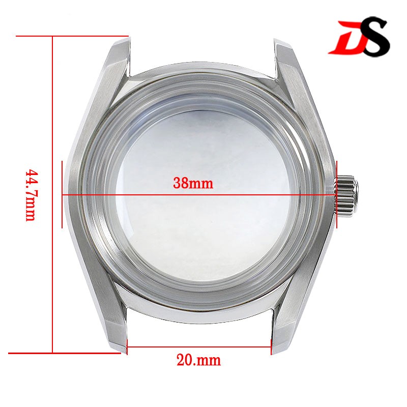 DS 38mm 62GS Case Classic Bubble Dome Glass AR NH34 /38 28.5mm Screw Crown 10ATM