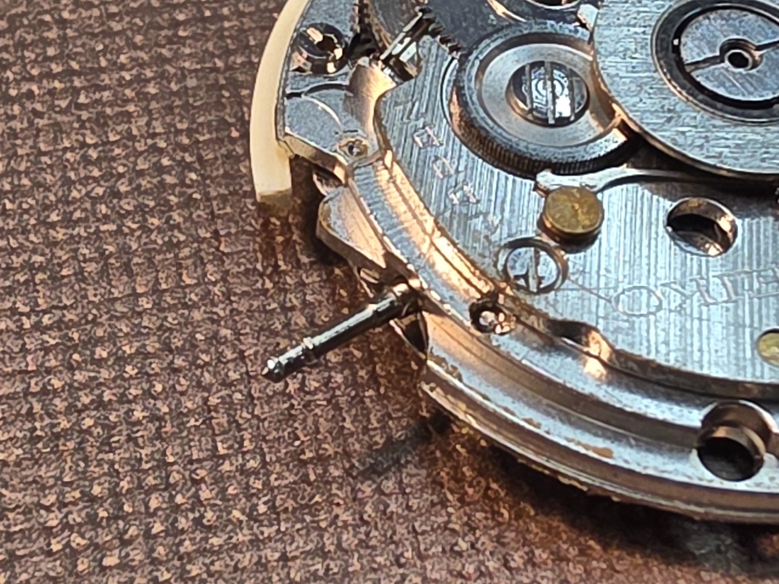 Running Seiko 7009 Mvmt W/Dial, Hands, Case, And Seiko Signed Crystal For Parts
