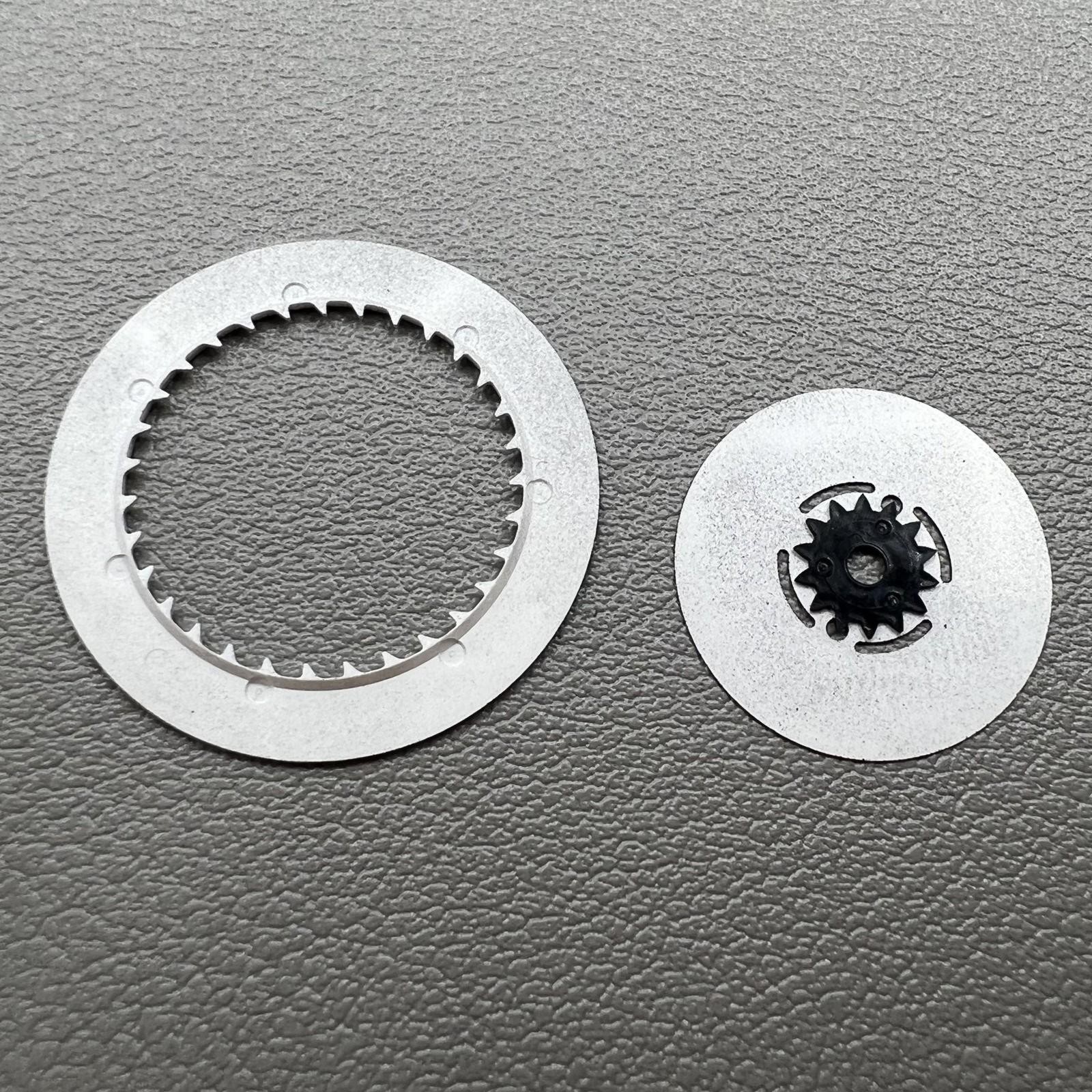 Arabic/English Font Black Date Disk Week Wheel for NH36 Movement Crown at 3