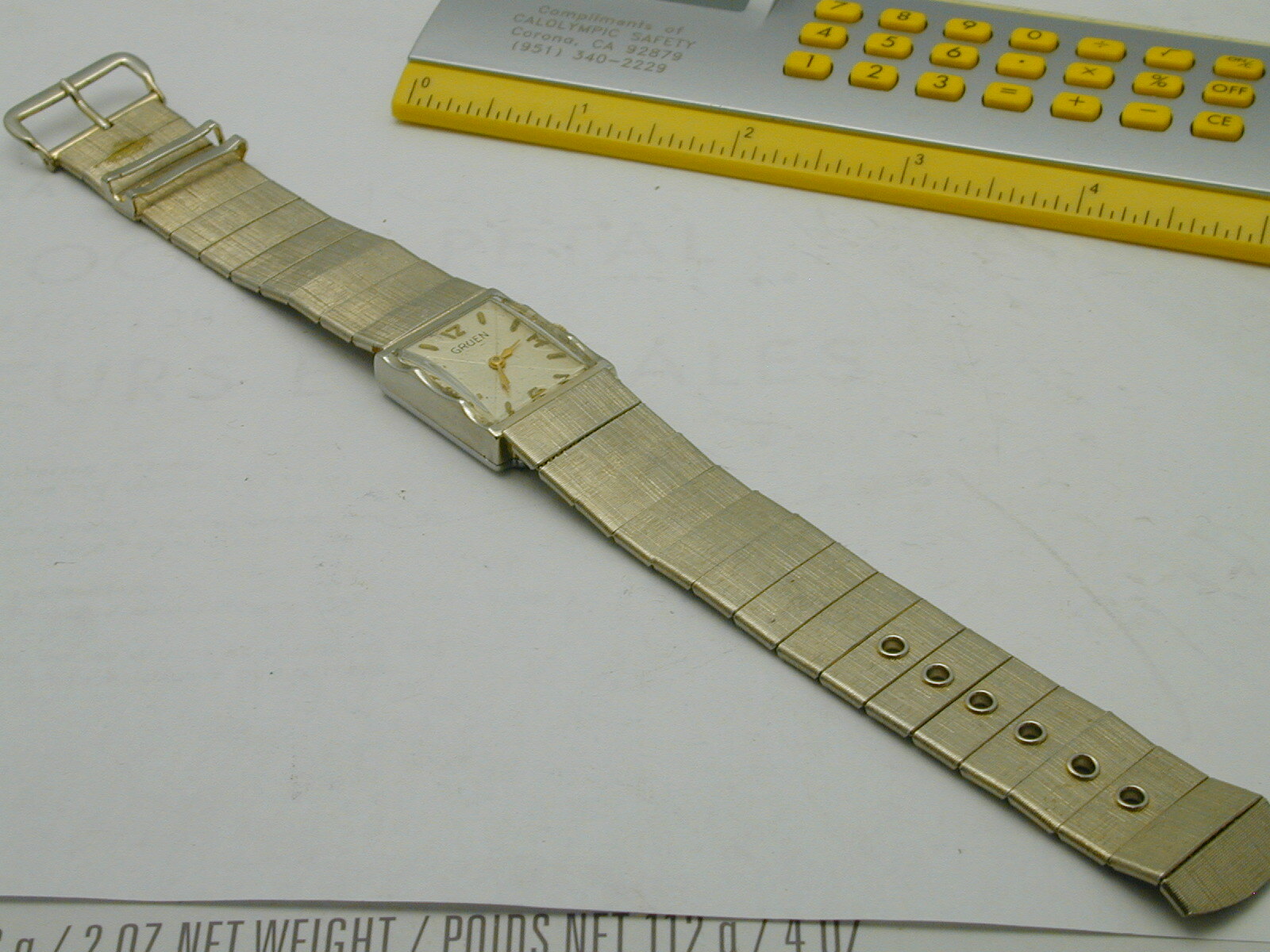 VINTAGE 1950S GRUEN MANS FANCY DRESS WATCH