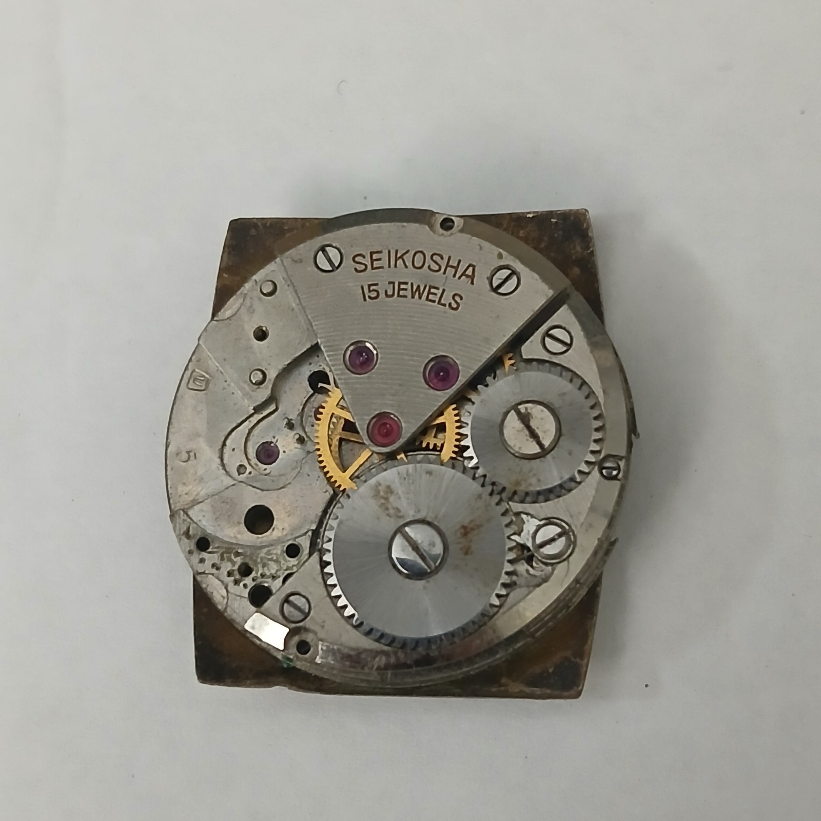 Seikosha 15 Jewel Seiko Super Movement Series Manual Wind & Dial – Parts/Repair