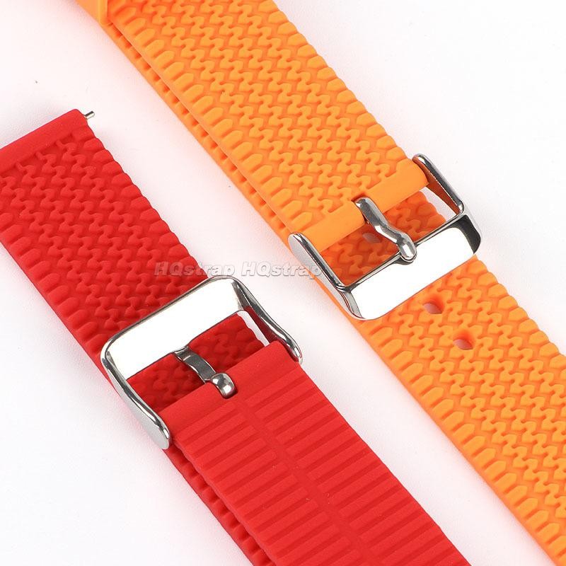 Rubber Soft 18mm 20mm 22mm Silicone Band Strap for Rolex for Smartwatch Bracelet