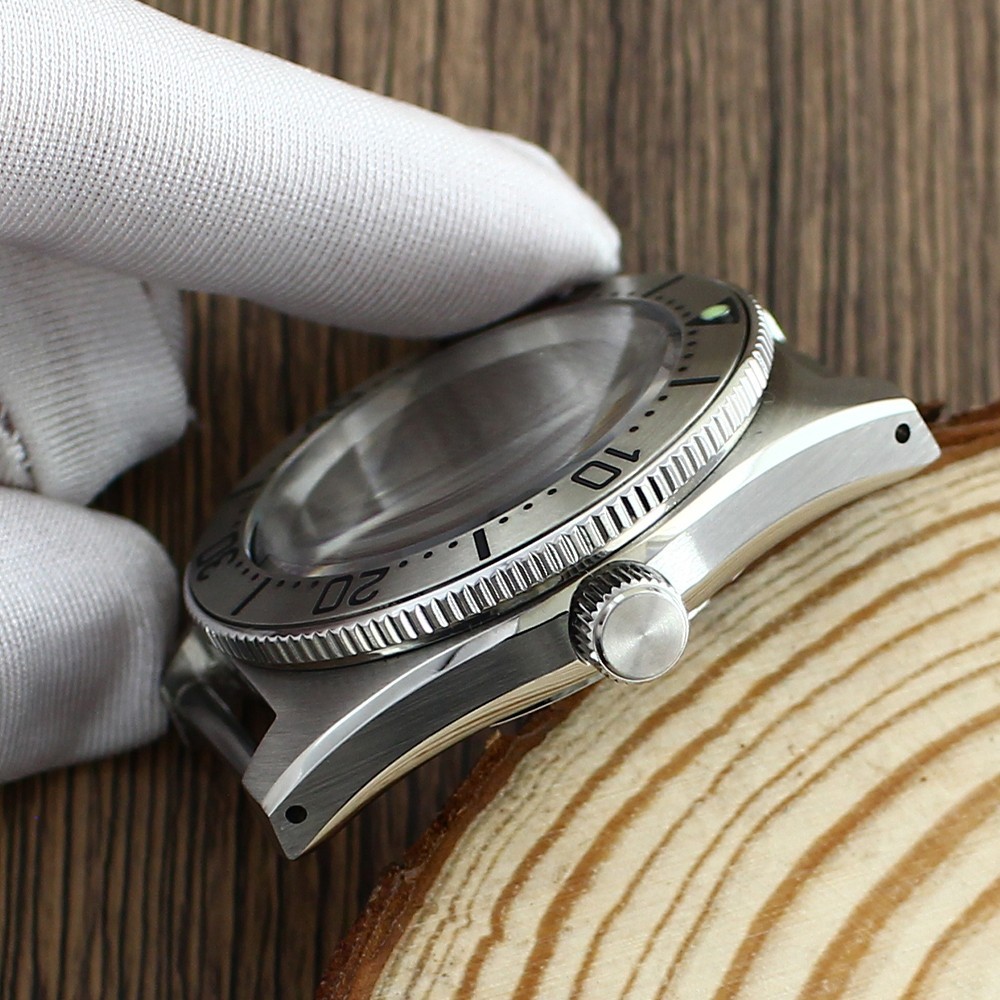 Modify Seiko Prospex Mod 20ATM Steel 40.5mm Watch Case Sapphire For NH35 36 NH38