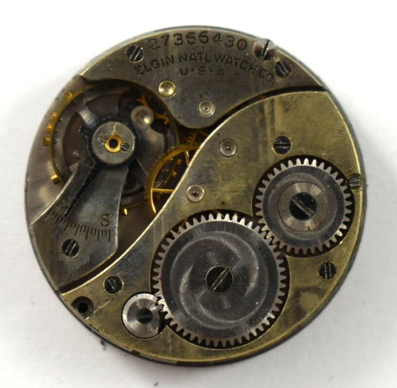 Vintage Elgin Manual Wind 430 6/0s 7J Wrist Watch Movement lot.qg