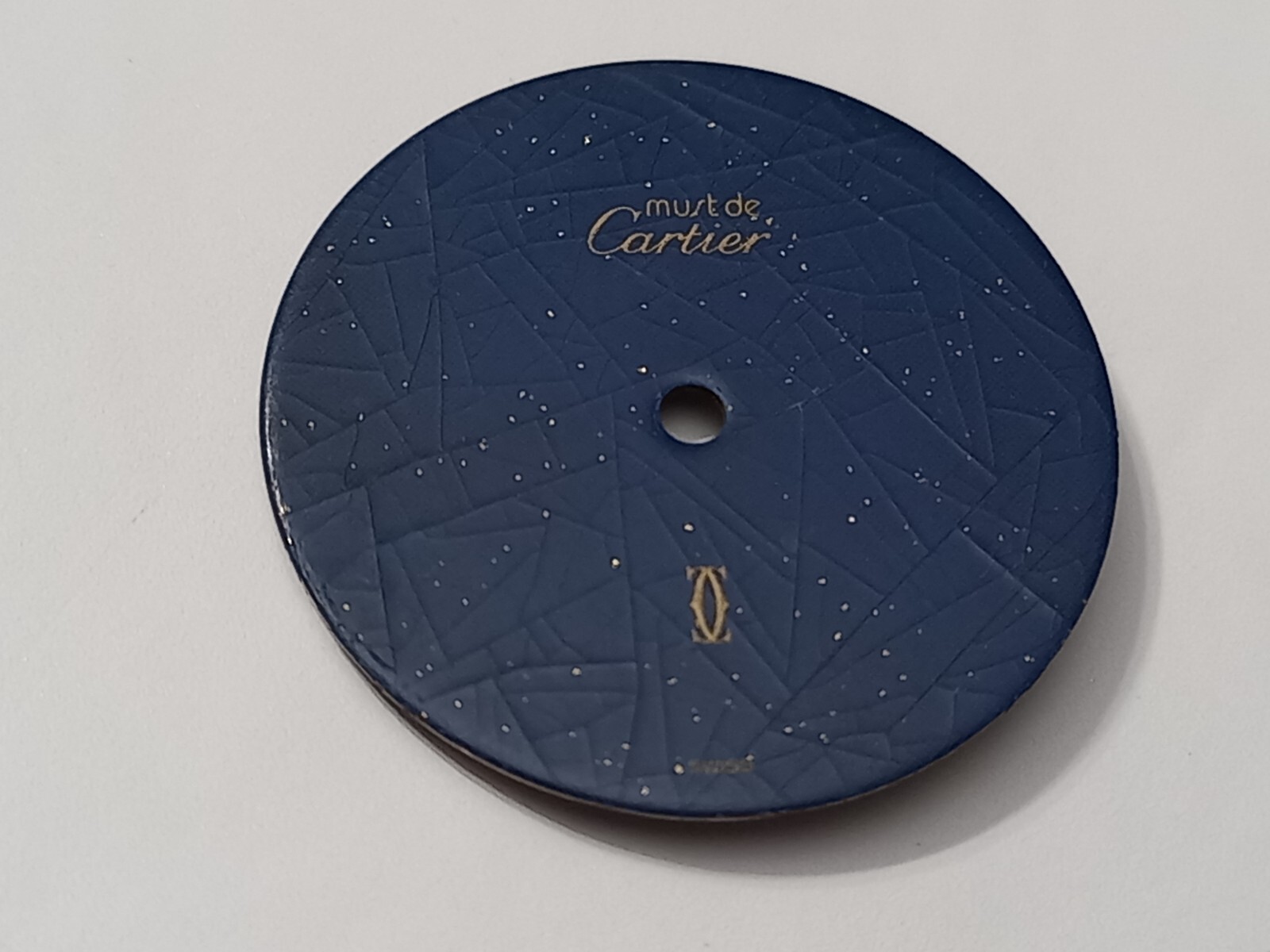 MUST DE CARTIER VERMEIL ROUND BLUE LADIES DIAL 20.5 MM – USED CONDITION