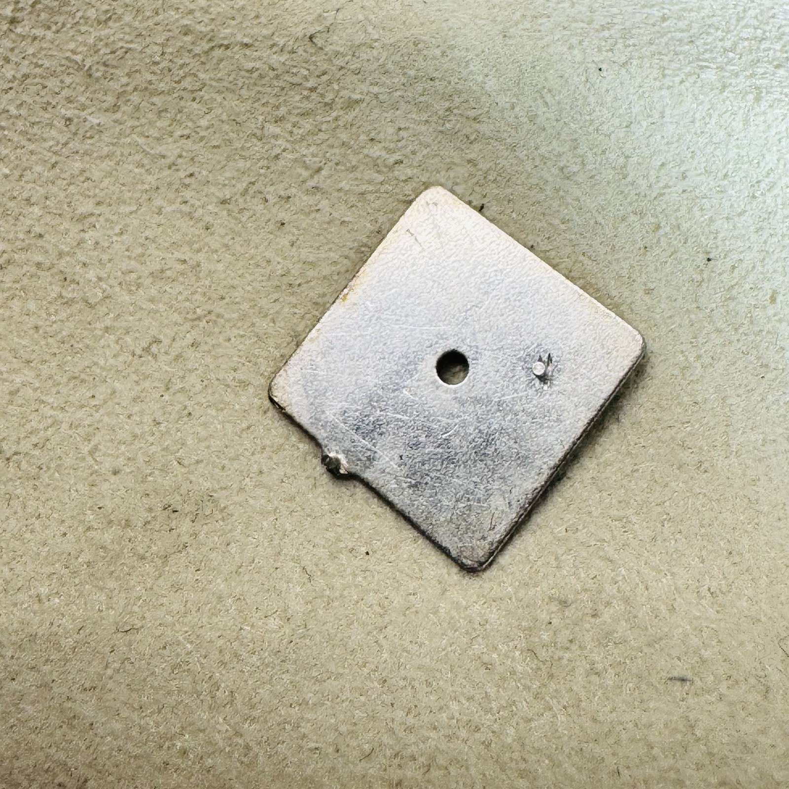 Cartier Panthere Small Square White Dial Part for Repair 13.5×13.3mm