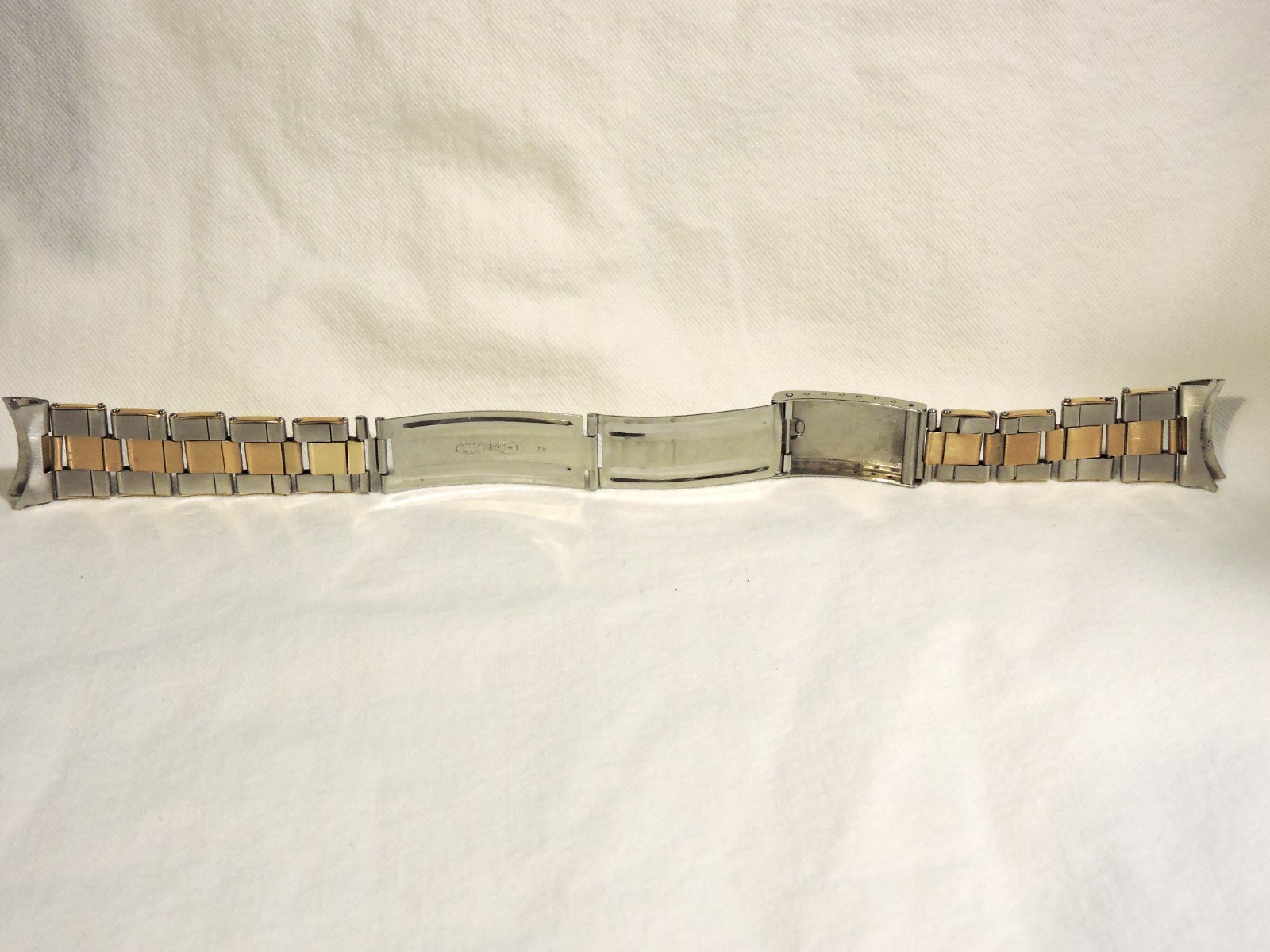 Rolex U.S.A. C & I Vintage Rivet Band 14K GOLD/Steel 20mm from 1950’s VERY RARE!