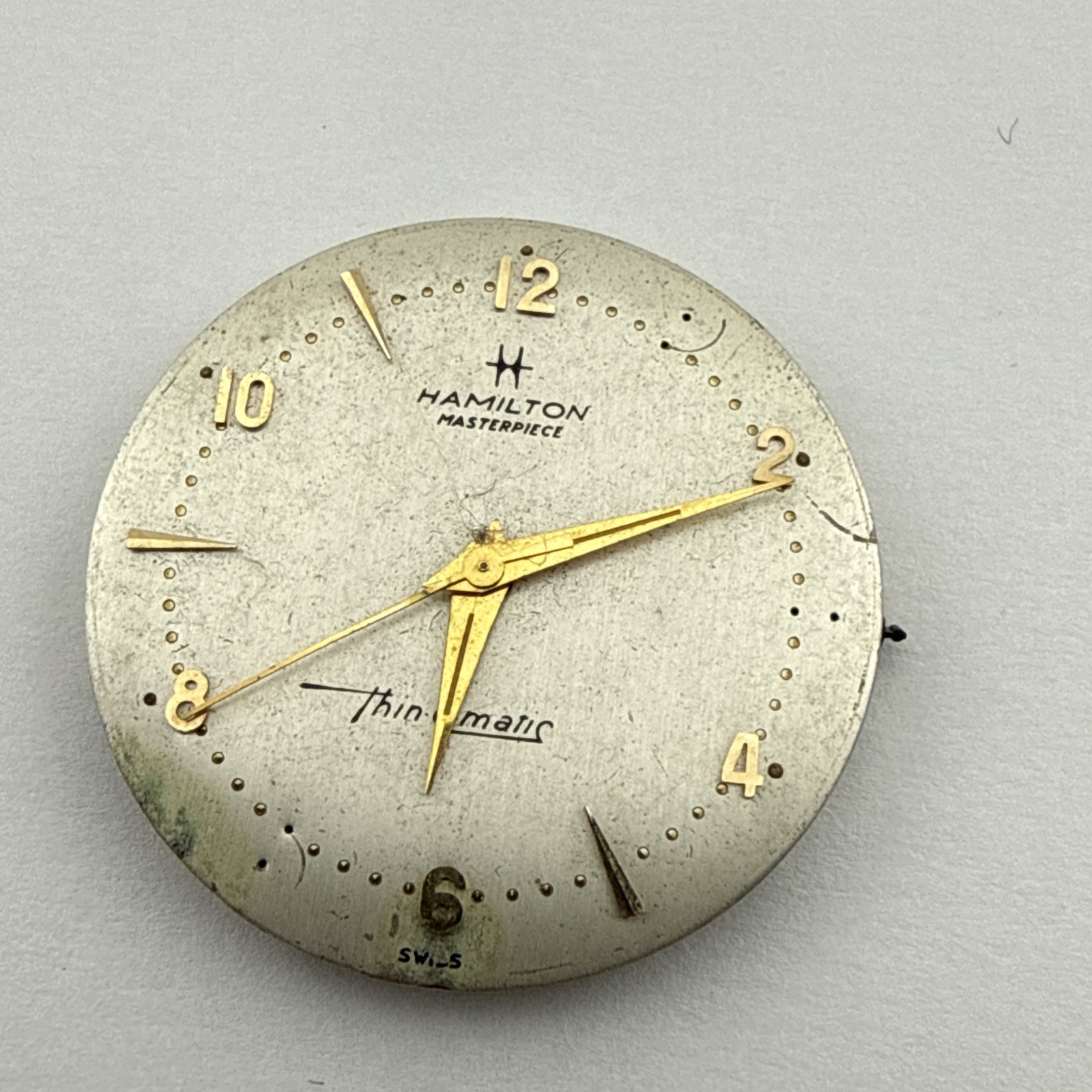 Hamilton 629 17j Thin-O-Matic Micro-Rotor Automatic Wrist Watch Movement – As Is