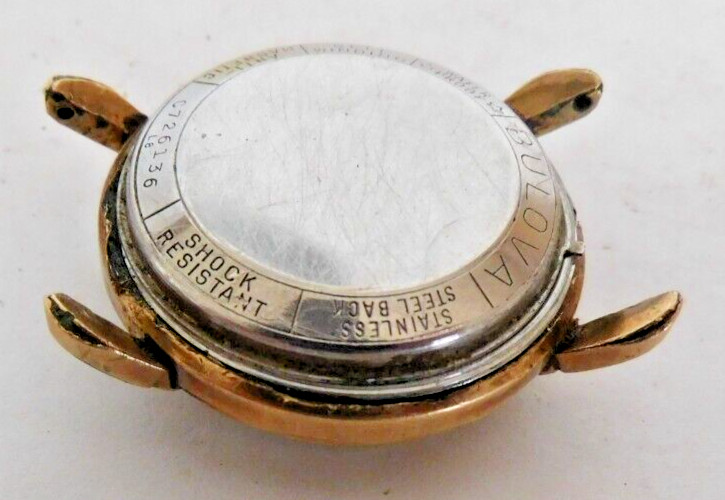 BULOVA 10 CMC WATCH 10k R.G.P. 17 JEWELS FOR PARTS or REPAIR. USED