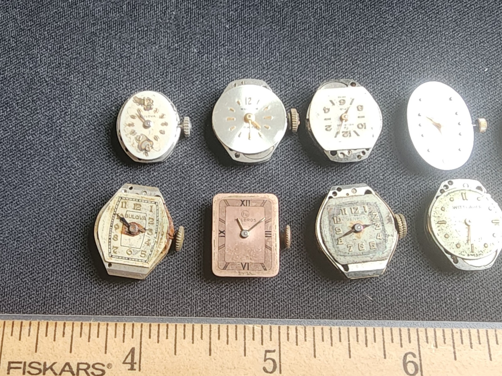Antique Women’s Wind Up Watch Movements Untested Parts/Repairs Only Steampunk