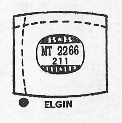 ELGIN : MULTIPLE MODELS – Tonneau 22.6mm x 21.1mm