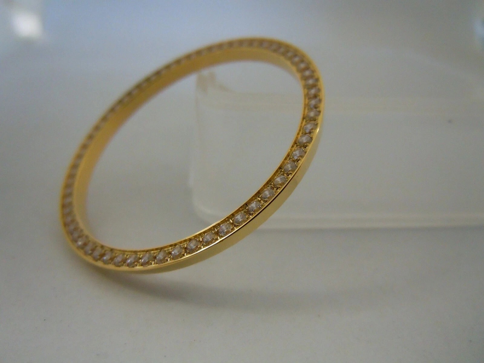 Yellow GP Bezel CZ for Rolex 34mm 1500,1501,5501,5701,14233,15003,15223