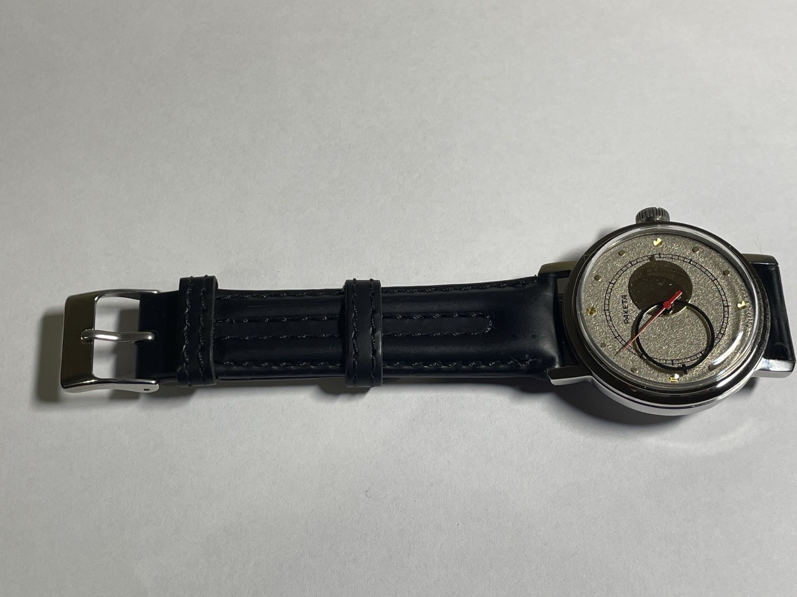 RAKETA KOPERNIK day 2609 H mechanism USSR new case steel mans watch
