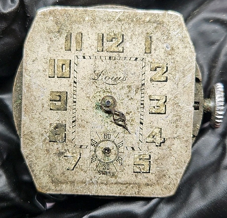 Art Deco Louis 7j Watch Movement Parts/Repair (R4)