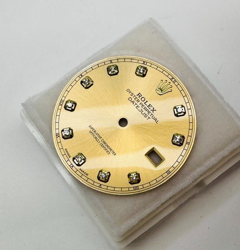 Authentic Rolex Factory Champagne Diamond Dial for Datejust 41 126333 126303