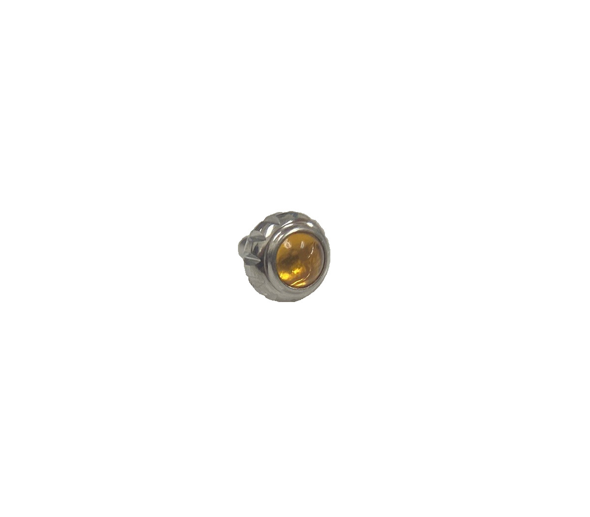 Seiko 8K40A8SNWA Silver/Yellow Pearl Crown for 5Y89-0B40, 7N82-6D19, 7N82-6D20
