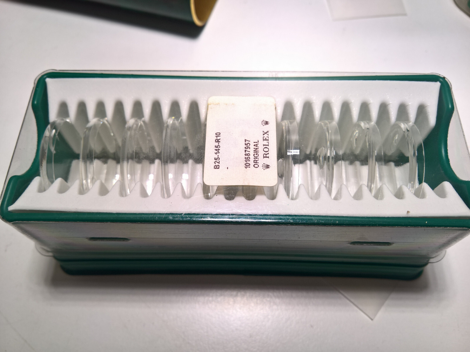 ULTRA RARE VINTAGE ROLEX DATE 15000 – 15008 – 5700N ACRYLIC GLASS B25-145 1 PCS