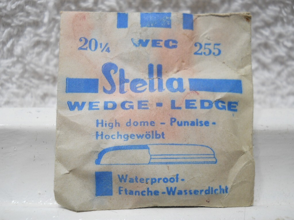 Stella WEC 20 ¼ Wedge Ledge High Dome Watch Crystal – 25.5 mm Replacement Repair