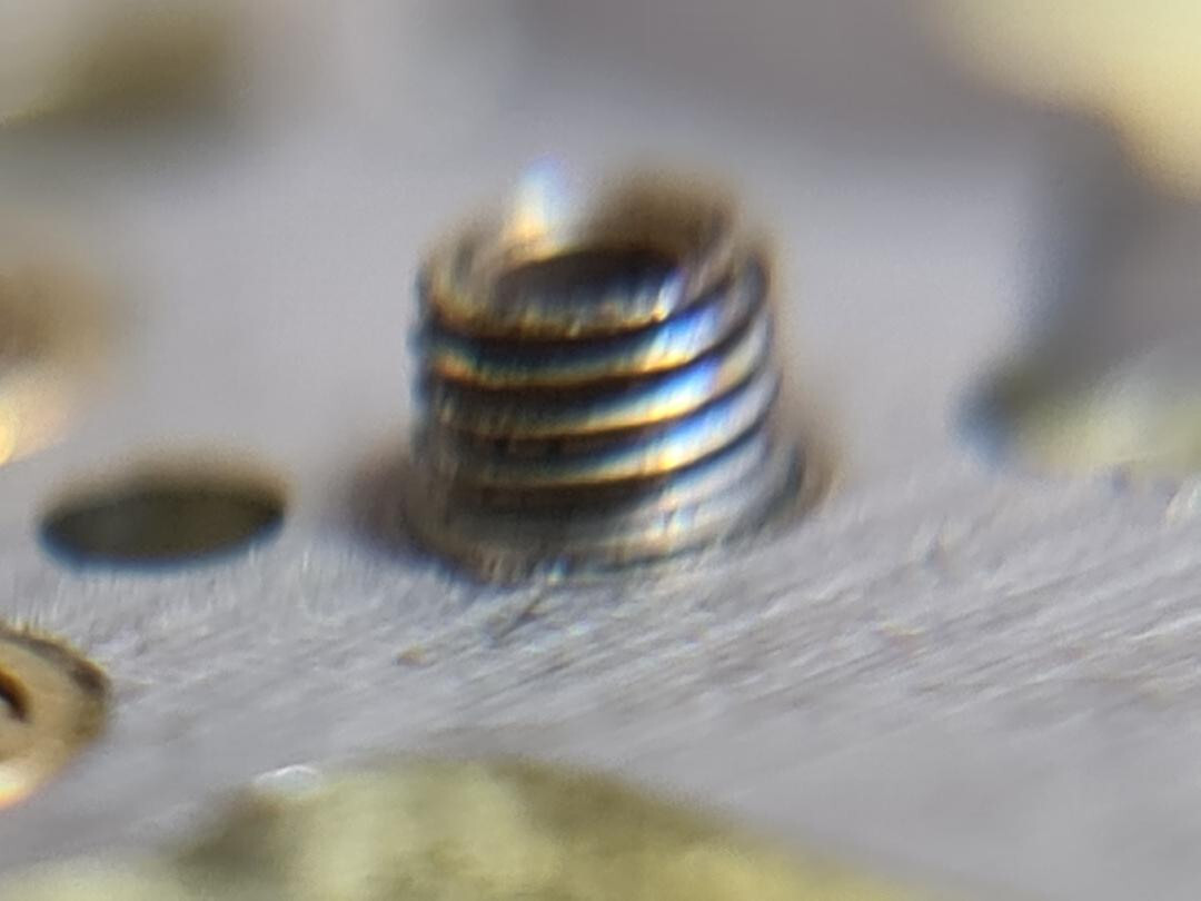 112051 BARREL AND TRAIN-WHEEL BRIDGE SEIKO MOVEMENT 7018 7018A