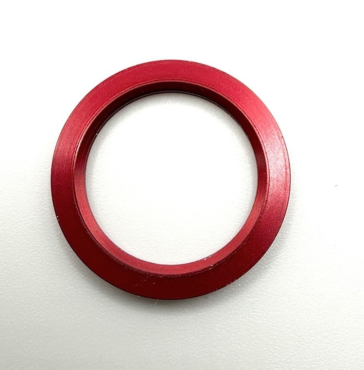 NOS Genuine Gucci 1100L, 1200L Red Color Interchangeable Metal Bezel Part